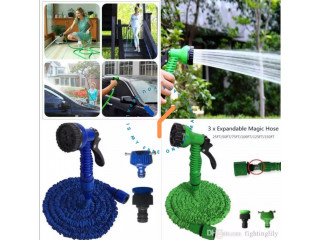 100 Ft Expandable Water Spray Pipe and Gun with 7 Adjustable Modes