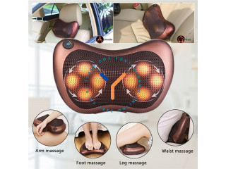 Head Neck Massager at  Car, Home , Neck Back Waist Body Electric Multifunctional Massage Pillow Cushion