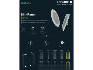 Ledure 6 watt Slim Panel (Round)